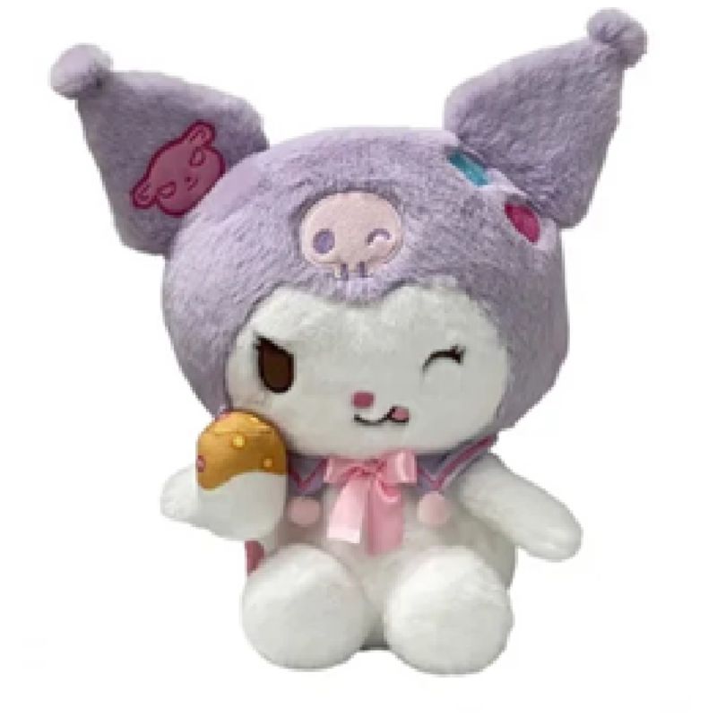 Sanrio Hello Kitty & Friends Kuromi Sweet Factory Collection 11 Inch Sitting Posture Plush Soft Toy