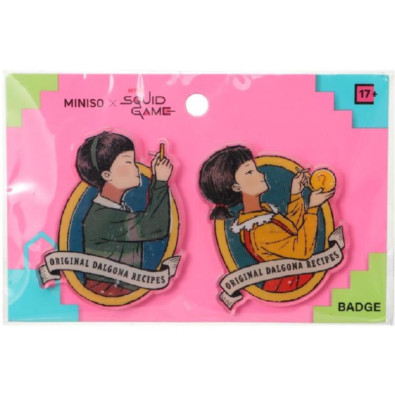 Squid Game Collection Acrylic Badge 2 Pieces