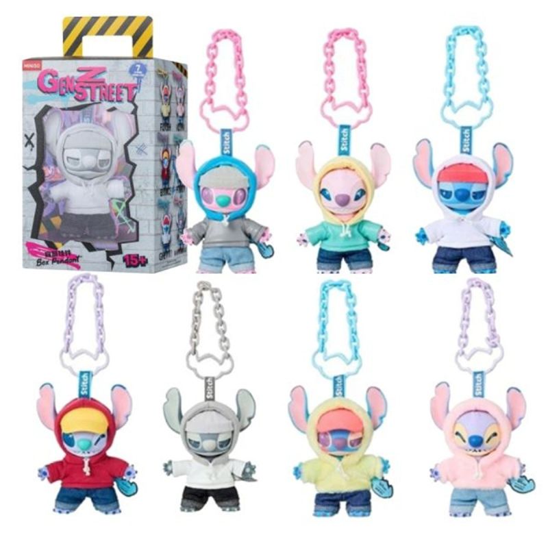 Disney Stitch GenZ Street Collection Vinyl Plush Pendant Surprise Blind Box