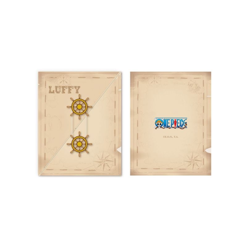 One Piece Collection Retro Metal Button Envelope Book (80 Sheets)