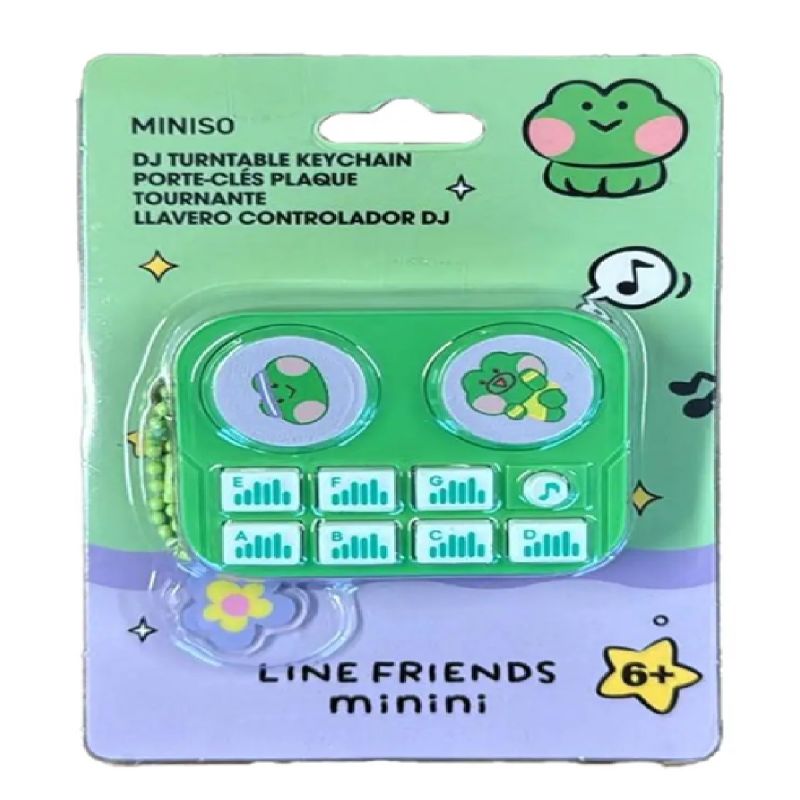 Minini Series Mini DJ Turntable Keychain