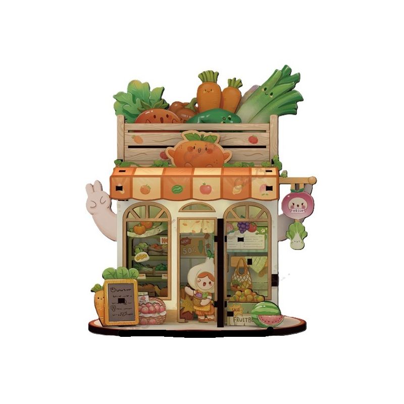 MINISO Mini Store Green Grocer Self Assembly Kit Set