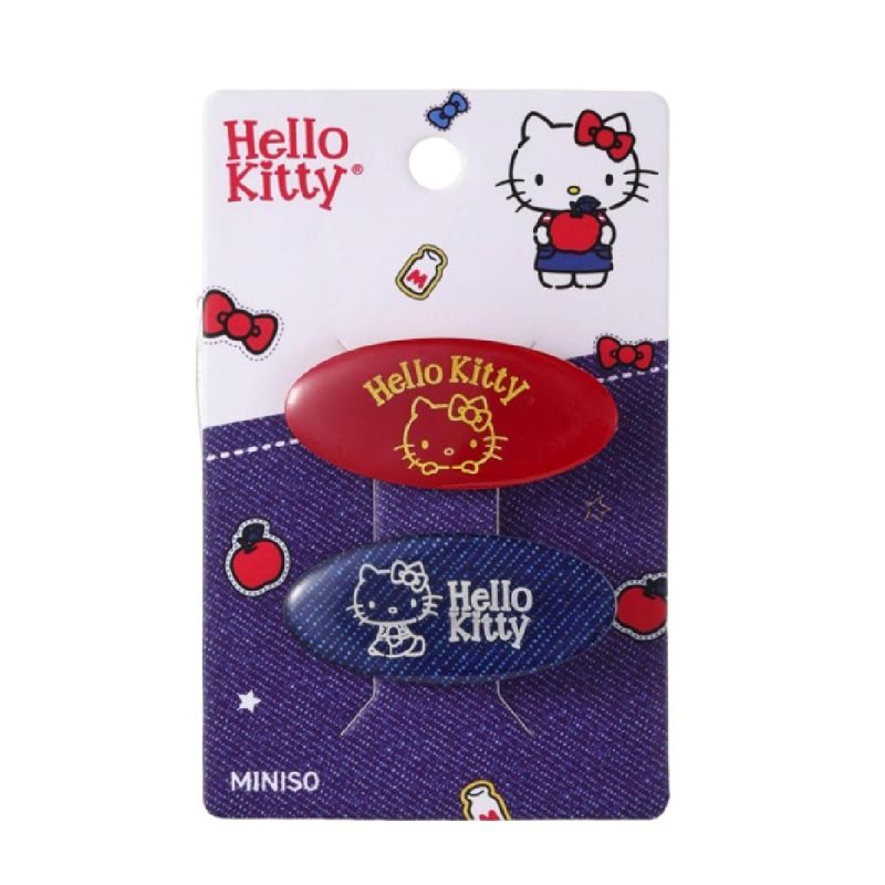 Sanrio Hello Kitty & Friends Classic Collection Denim Set Of 2 Hair Clips