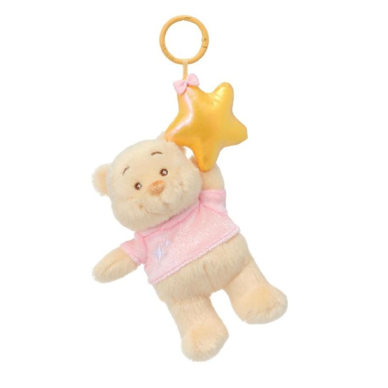 Disney Winnie The Pooh Wishing Star Standing Bear 5 Inch Plush Pendant