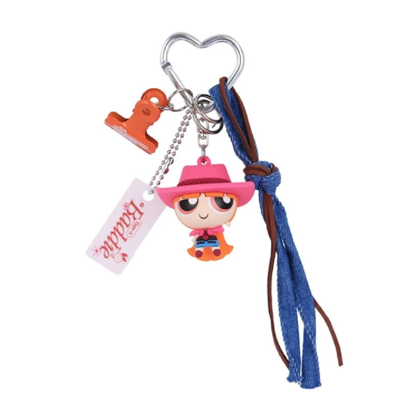 The Powerpuff Girls Blossom Cowgirl 3D Keychain