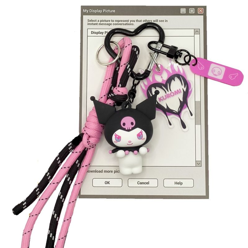 Sanrio Hello Kitty & Friends Kuromi Magic Party Collection Flame Keychain