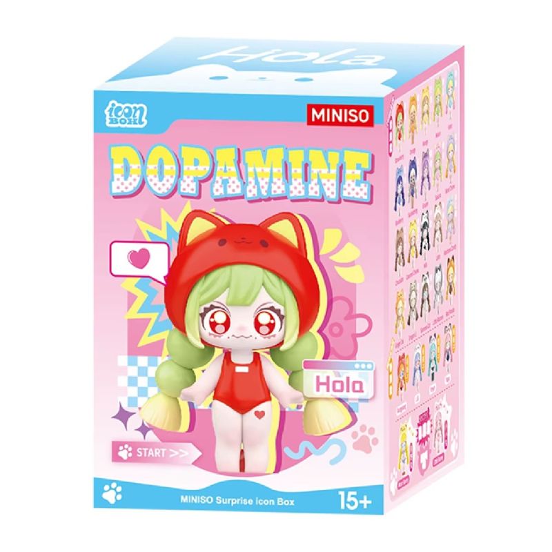 MINSO Hola Dopamine Icon Box Cat Collection Surprise Blind Box