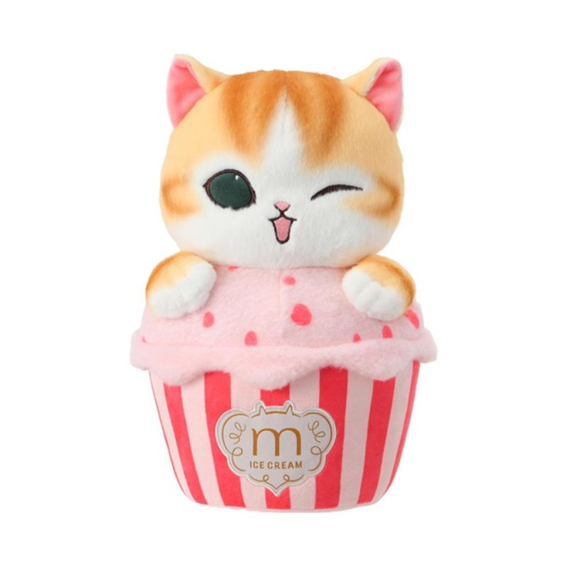 Mofusand Ice Cream Collection Ice Cream Tub Medium Plush Soft Toy