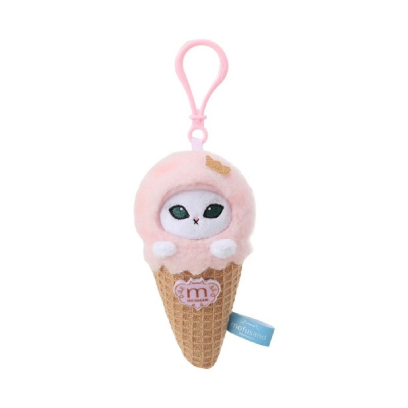 Mofusand Ice Cream Collection Pink Ice Cream Plush Pendant