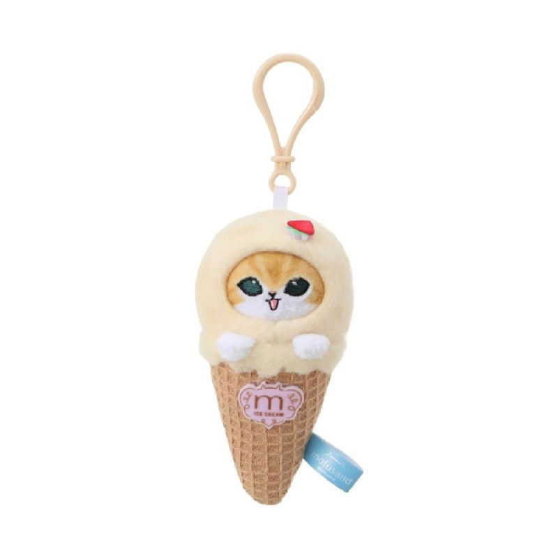 Mofusand Ice Cream Collection Yellow Ice Cream Plush Pendant