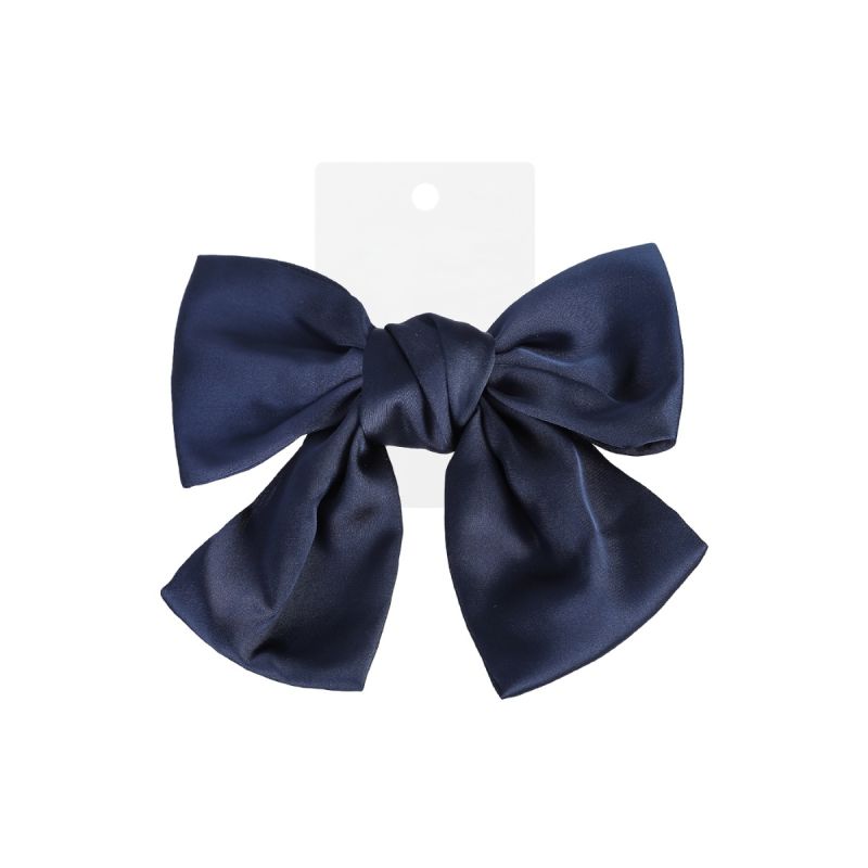MINISO Ribbon Bow Blue Hair Clip