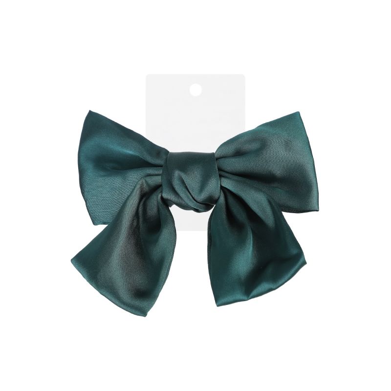 MINISO Ribbon Bow Green Hair Clip 
