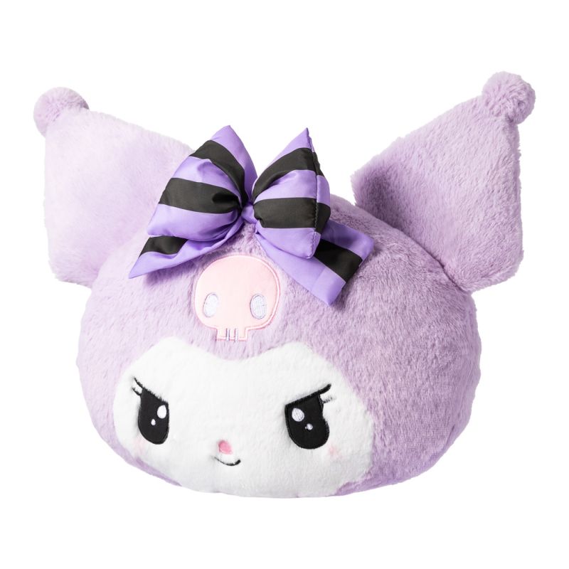 Sanrio Hello Kitty & Friends Kuromi Purple 40cm Head Shaped Pillow