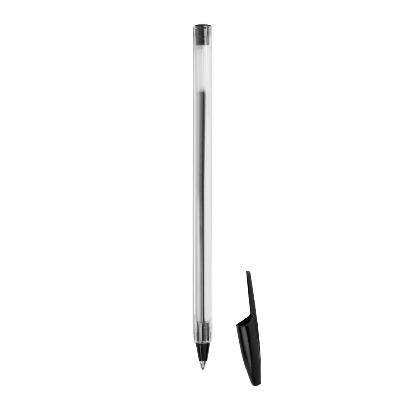 MINISO Ballpoint Black Pen with Cap 10 Pack