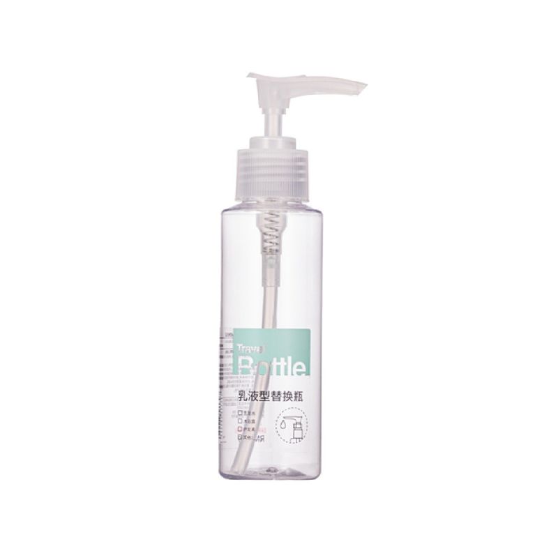 MINISO Transparent Refillable Bottle 100ml
