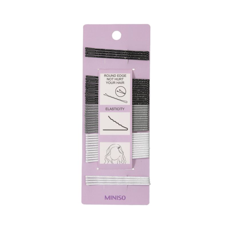 MINISO Basic Series Wavy Hair Clip (44 pcs)