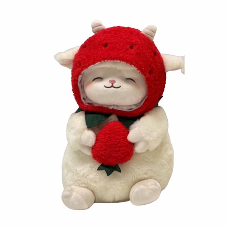 MINISO Lamb Baa Series Strawberry 25cm Plush Soft Toy