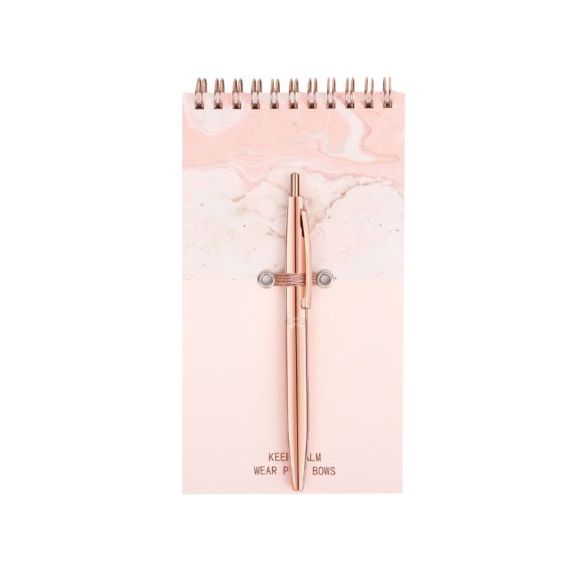 MINISO Rose Gold Series Notebook Pad Set 60 Sheets