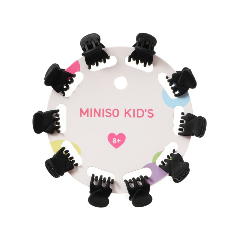 MINISO Matte Mini Hair Claw Clips 10 Pieces