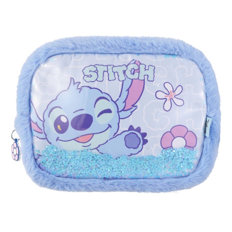 Disney Lilo & Stitch Fluffy Cosmetic Bag 