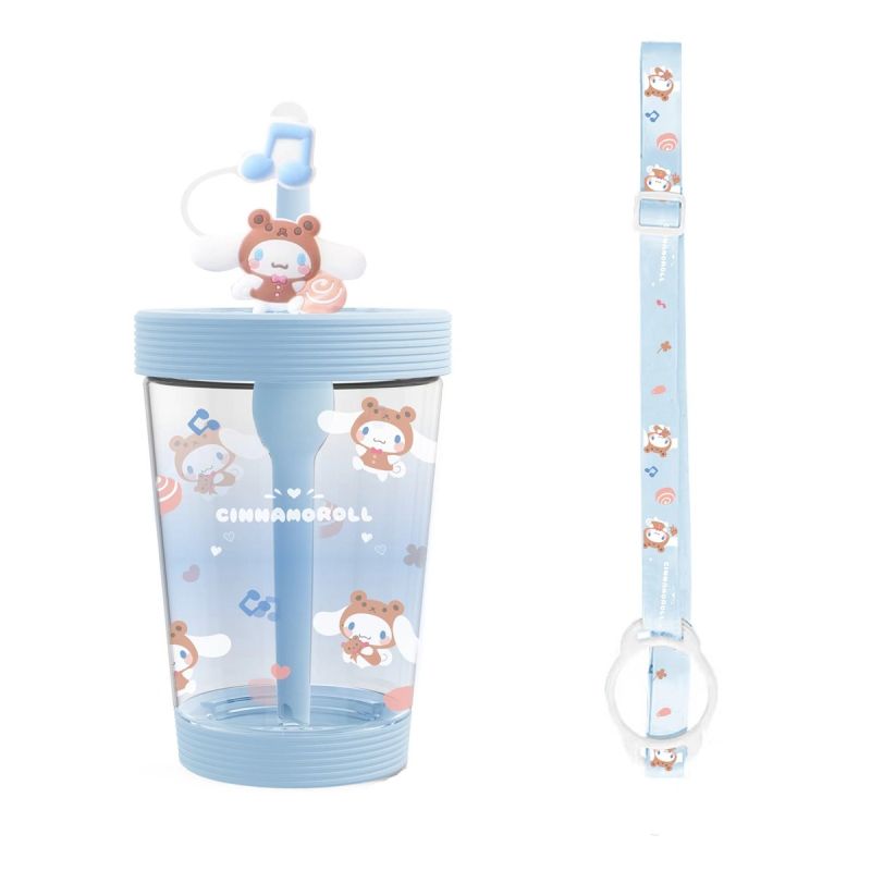Sanrio Hello Kitty & Friends Cinnamoroll Tumbler With Strap 535ml