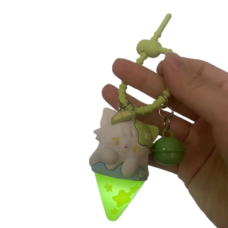 Mikko Summer Series Lime LED Ice Cream Keychain