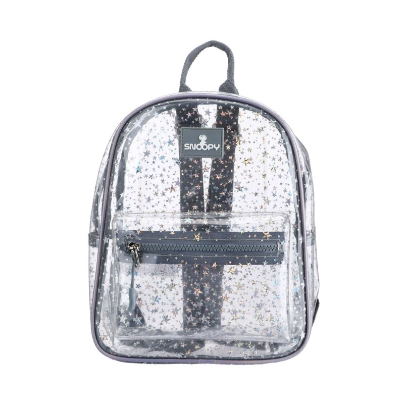 Snoopy The Little Space Explorer Grey Backpack