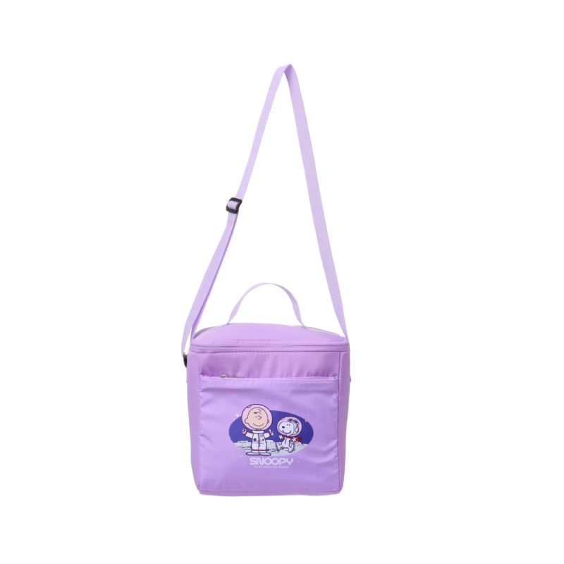 Snoopy The Little Space Explorer Purple Lunch Bag