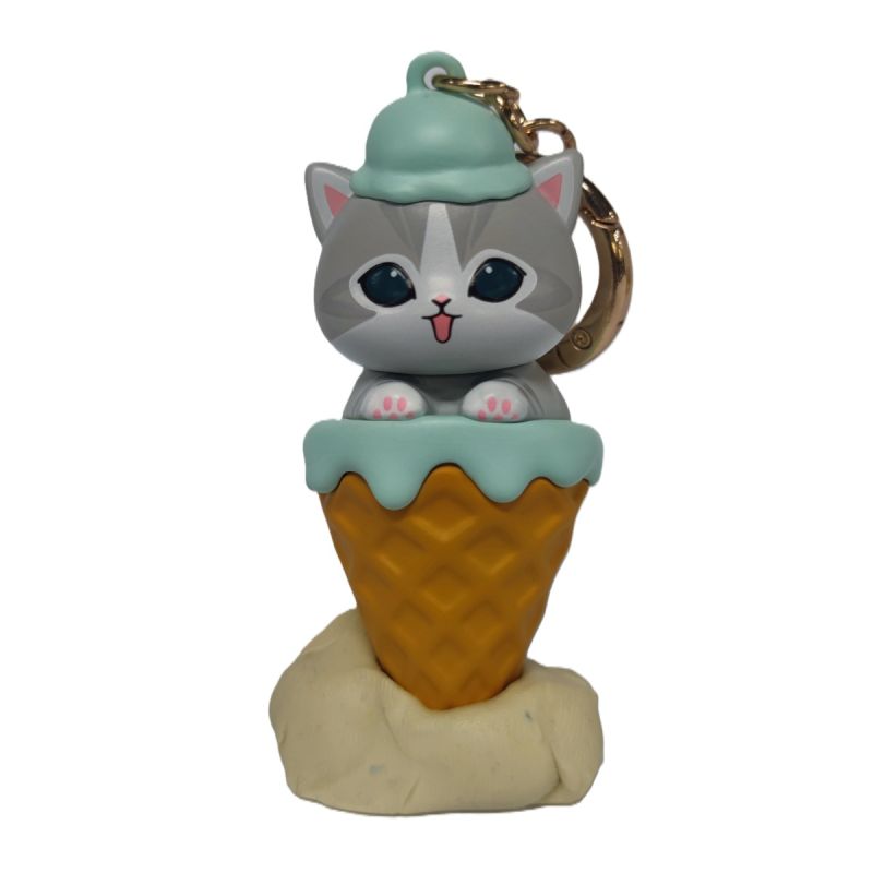 Mofusand Ice Cream Collection Green Ice Cream Pendant