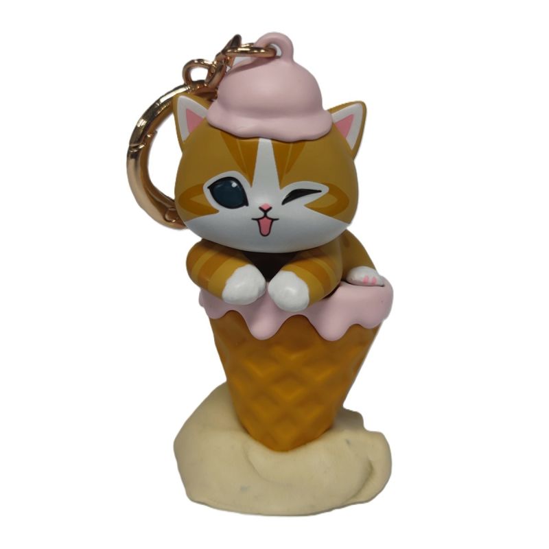Mofusand Ice Cream Collection Pink Ice Cream Pendant