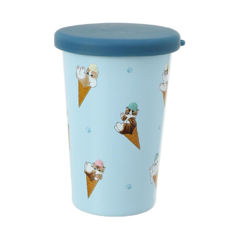 Mofusand Ice Cream Collection Blue Coffee Travel Mug