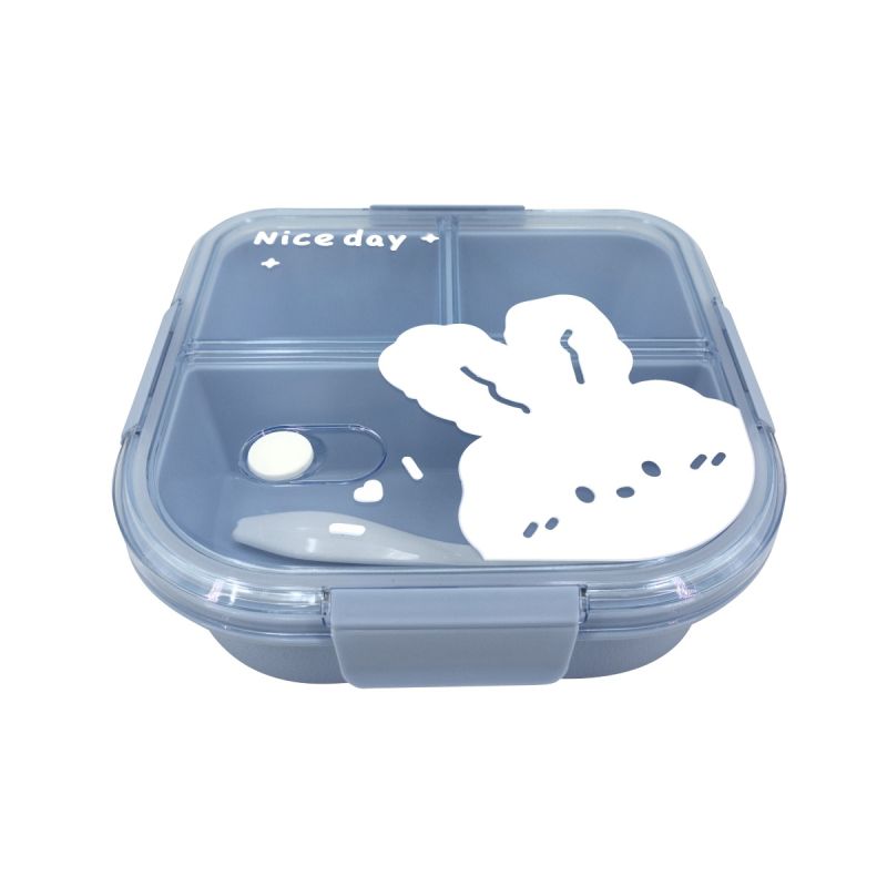 MINSO Animal Series Blue Lunch Box 1100ml