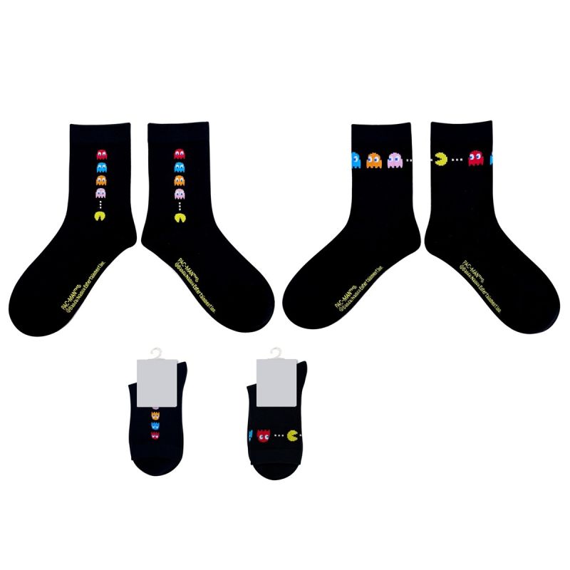 Pacman Crew Socks 1 Pair (Assorted Characters)