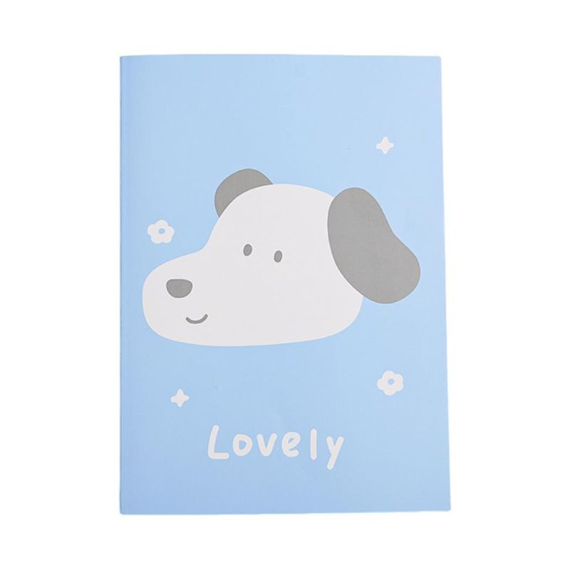 MINSO Animal Series B5 28 Page Stitch Bound Blue Notebook