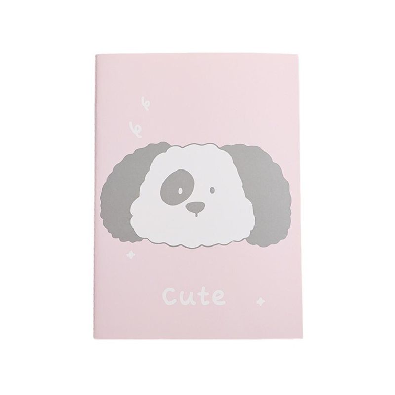 MINSO Animal Series B5 28 Page Stitch Bound Pink Notebook