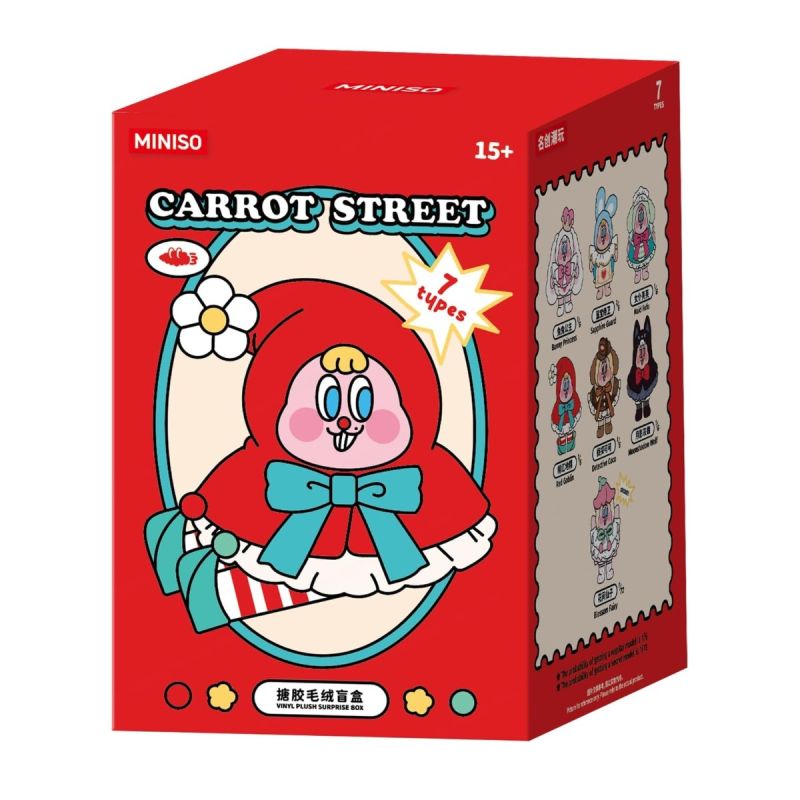 MINISO Carrot Street Fairy Dreamland Series Vinyl Plush Surprise Blind Box