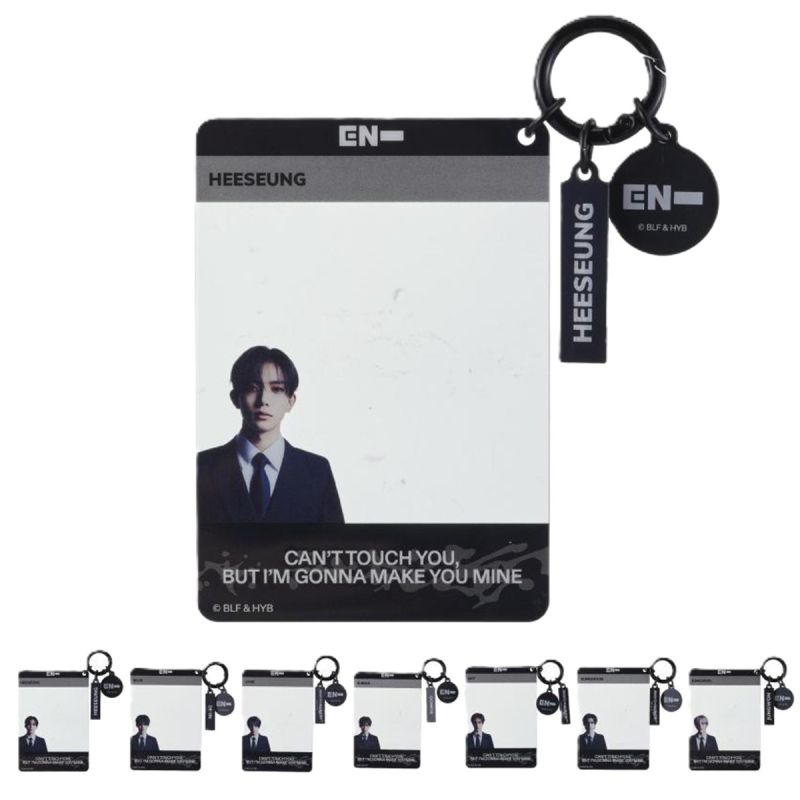 Enhypen Portrait Collection Transparent Card Pendant Surprise Character