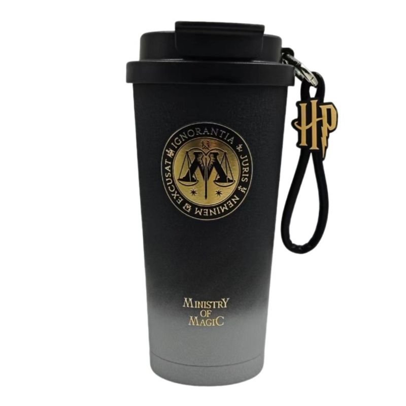 Harry Potter Ministry Of Magic Double Wall Stainless Steel Travel Cup 500ml