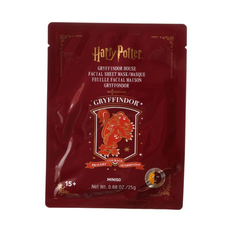Harry Potter Gryffindor House Colour Facial Sheet Mask