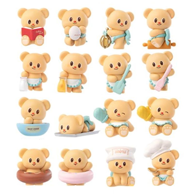 Funism Butterbear Baked With Love Series Cubby Face Blind Box