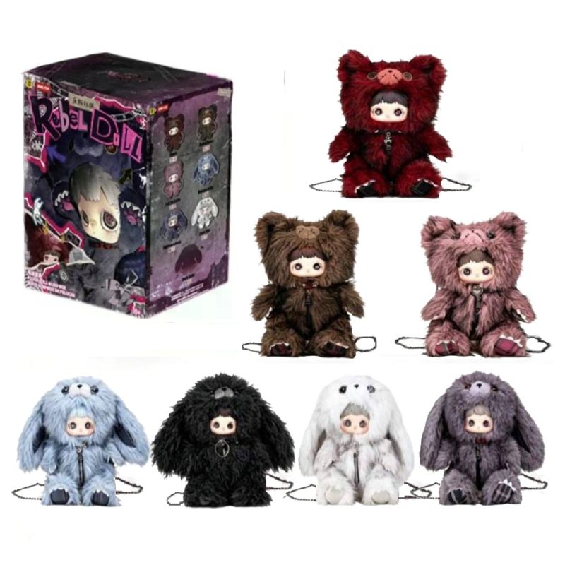 Top Toy X Sure MayMei Rebel Doll Backpack Series 34cm Plush Doll Blind Box