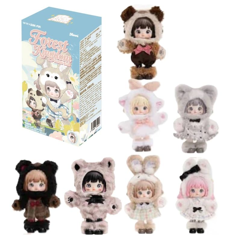 Top Toy X Sure Fun Nommi Forest Kingdom 5 Joint Articulated Series 25cm Vinyl Plush Blind Box