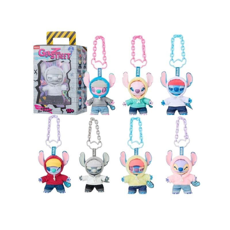 Disney Stitch GenZ Street Collection Vinyl Plush Pendant Surprise Blind Box