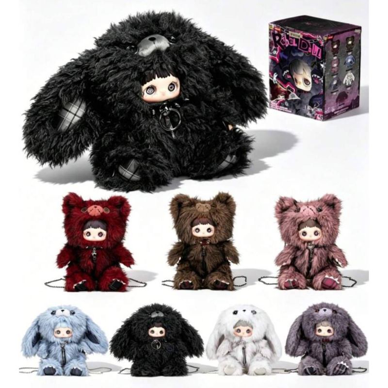 Top Toy X Sure MayMei Rebel Doll Backpack Series Plush Doll Blind Box