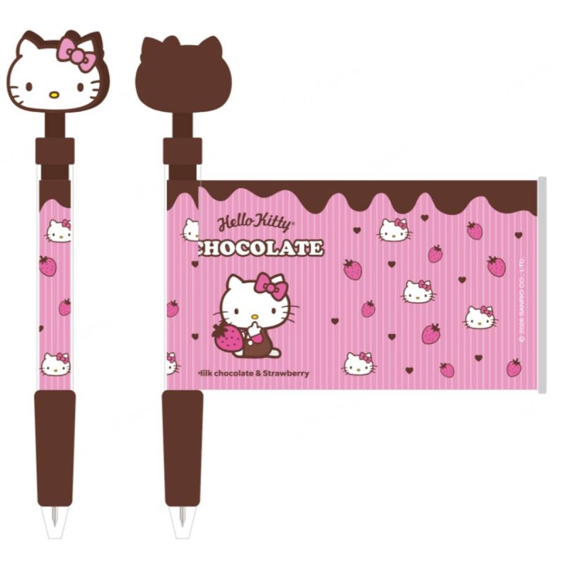Sanrio Hello Kitty & Friends Chocolate Collection Pink Decoration 0.5mm Black Gel Pen