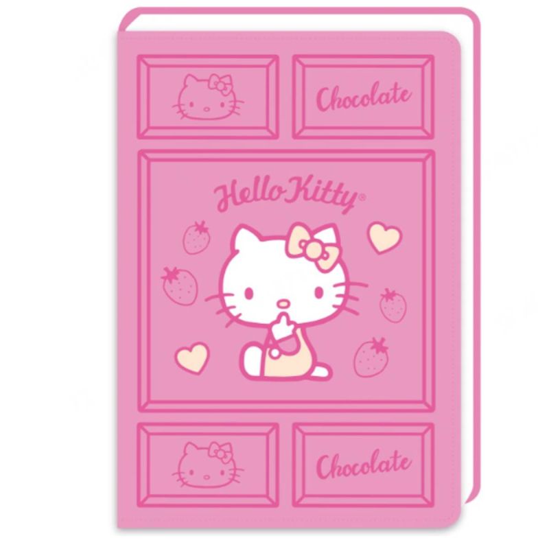 Sanrio Hello Kitty & Friends Chocolate Collection A6 80 Page PU Hardback Notebook