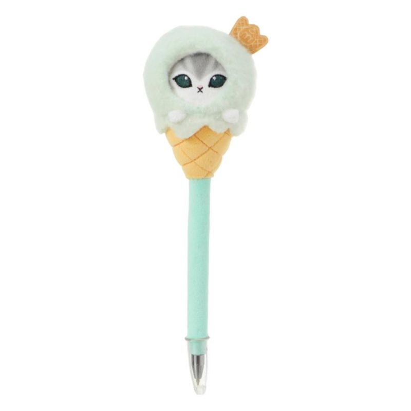 Mofusand Ice Cream Collection Green Plush Pen 