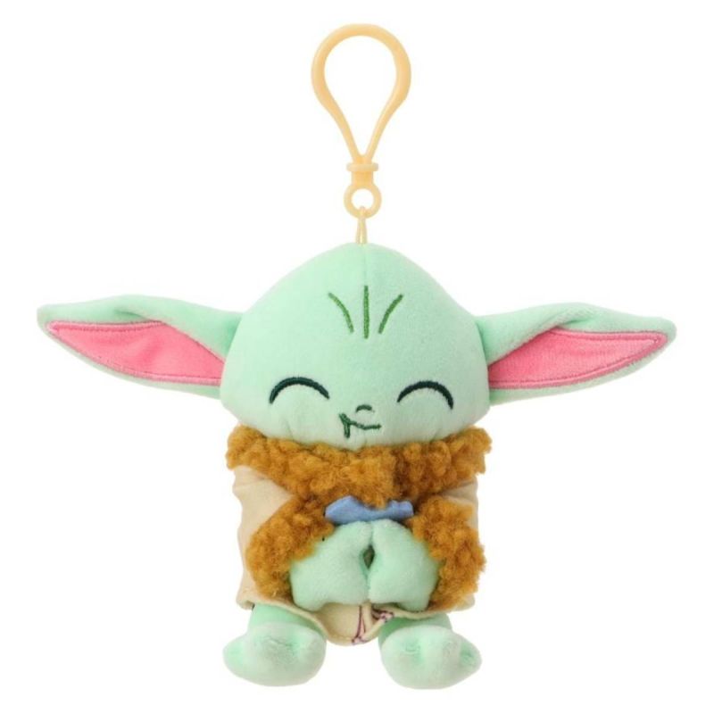 Star Wars Collection 4 Inch Plush Pendant Grogu Eating Macaro