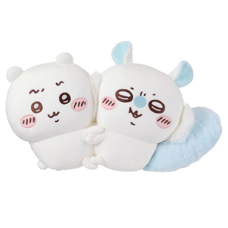 Chiikawa Collection Hugging Plush Toy (Chiikawa & Momonga)