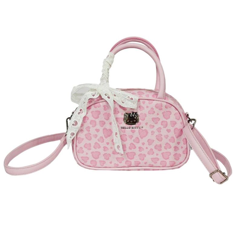 Sanrio Hello Kitty & Friends Pink Leopard Print Crossbody Bag